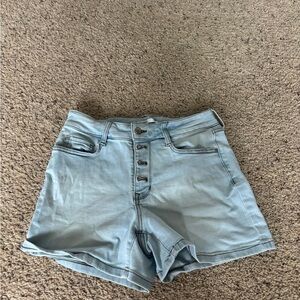 Nine West High Waist Light Blue Women's Shorts